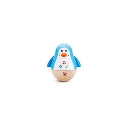 Pingouin Culbuto Musique carillon - Hape - Bleu