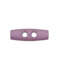 Carte de 2 boutons Tonneaux Parme 30mm - Union Knopf Parme Violet