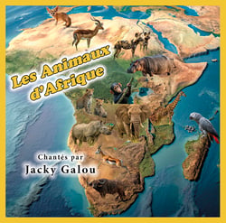 Les animaux d'Afrique chantés - CD