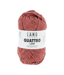 Fil à tricoter de coton QUATTRO LAME - Lang Yarns 75 Marron