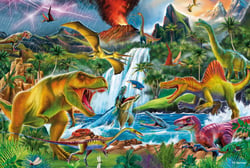 Puzzle 200 pièces - Géants Préhistoriques Fascinants - Schmidt Spiele