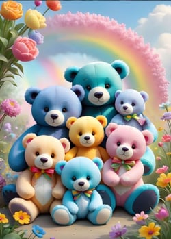 Puzzle 300 pièces - Teddy Bears - Bluebird Puzzle