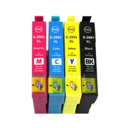 Pack de  Cartouches Compatibles EPSON T1295 XL pour Imprimantes Stylus Office, Stylus, Workforce