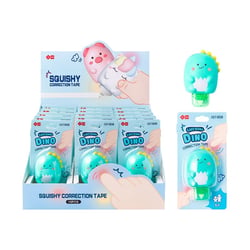 Ruban Correcteur Animaux Kawaii Squishy 3D - Dino