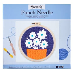 Figured'Art Punch Needle Kit Complet pour Adultes et Enfants - Joli ...