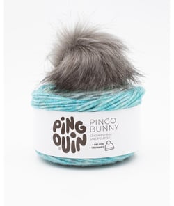 Pelote de laine Pingo Bunny - 100GR - Pingouin Canard Bleu