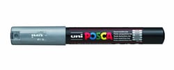 Lot de 12 marqueurs peinture pointe conique extra-fine - POSCA - Argent