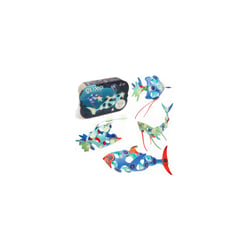 Ocean Creatures Clixo - Jeu de construction phosphorescent, magnétique, flexible, durable et imaginatif – 24 pièces – dès 6 ans