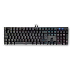 Nedis Clavier Gamer Mécanique Rétroéclairé LED Disposition Allemagne Noir