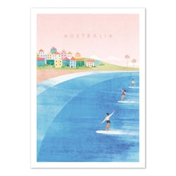 Affiche 30x40 cm - Visit Australia - Henry Rivers