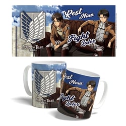 L'Attaque des Titans - Mug Rest Now, Fight Later 325 ml