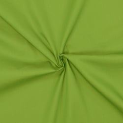 Tissu popeline de coton Vert anis - designers-factory (3m x 1m46)
