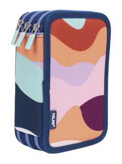 Plumier 3 compartiments avec contenu série The Fun, multicolore