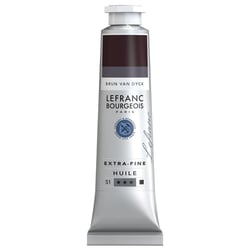 Peinture à l'huile - Extra-fine - Brun Van Dyck - 111 - Lefranc Bourgeois - 40ml