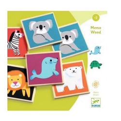 Jeu educatif en bois Memo wood - Djeco