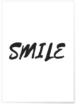 Affiche Smile | A3 : 29,7x42cm