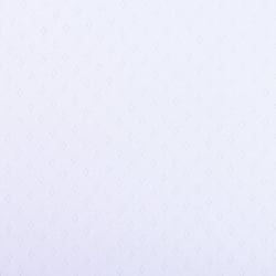 Tissu Jersey Coton ajouré uni Blanc