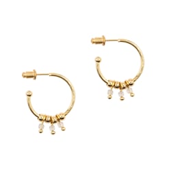 Boucles d'oreilles Karia en pierres Citrine - Sloya