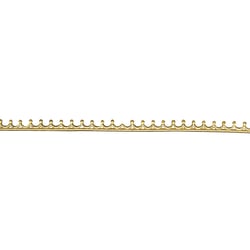 Galon en cire, 19 cm, or, 2 pces