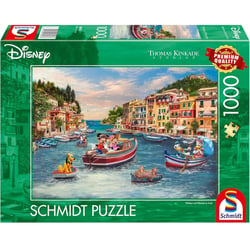 Puzzle Mickey et Minnie en Italie 1000 pcs - Schmidt Spiele
