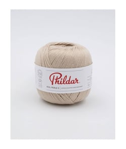 Cotons à Crocheter PHIL PERLE 5 - Phildar Beige Marron
