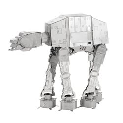 MetalEarth: STAR WARS AT-AT 6.14x5.75x5.15cm, maquette 3D en métal avec 2 feuilles, sur carte 12x17cm, 14+