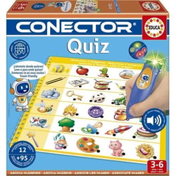Conector Quiz - Jeu éducatif - EDUCA - 90 questions, 12 thèmes, format livre - Dès 3 ans