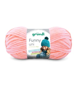 Fil à tricoter effet velour FUNNY - Grundl - 100 Gr - Oeko-Tex 28 Rose