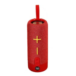 Enceinte Bluetooth Étanche Puissante Basses Autonomie 10h Fonction TWS Aux TF USB Rouge YONIS