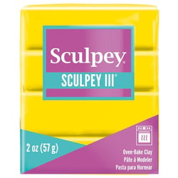 Pâte III jaune - 57 gr - Sculpey