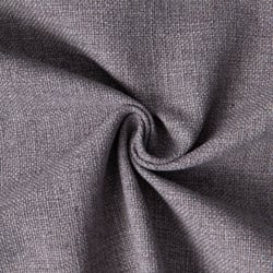 Tissu Toile Polycoton aspect Lin Alix uni Gris perle