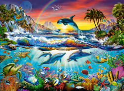 Puzzle 3000 pièces - L'Anse du Paradis - Castorland