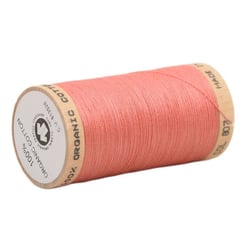 Bobine de fil 100% coton bio 275m corail