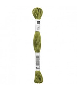 Fil à broder mouliné Uni - Rico Design 201 Vert
