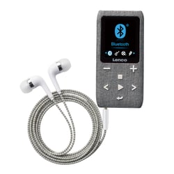 Lenco Lecteur MP3 / MP4 8Go Extensible Écran LCD 1.8" avec Bluetooth Écouteurs Inclus Gris anthracite
