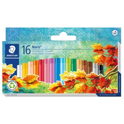 Pastels à l'huile Staedtler Noris 241 - Étui carton 16 couleurs assorties