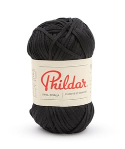 Pelote Phil Koala de Phildar : Douceur Luxueuse et Confort Inégalé pour Vos Créations Cocooning Noir