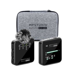 Microphone sans fil EASYPIX MyStudio Wireless MIC UNO - Noir - 21 g