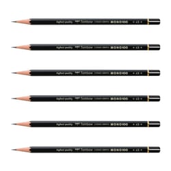 Crayon graphite TOMBOW - MONO 100 - Lot de 6 - Dureté 4B