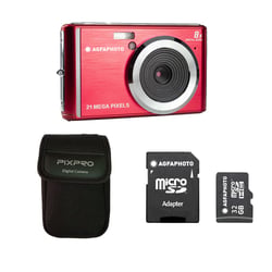 AGFA PHOTO Realishot DC5200 - Appareil Photo Numérique Compact, CMOS 21MP, Écran LCD 2,4", Zoom Digital 8x, Vidéo HD 720p, Batterie Lithium, Cartes SD, Modes Scène