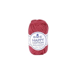 Natura Happy Cotton 3mm 20g Amigurumi et Crochet Col. 754 rouge rose