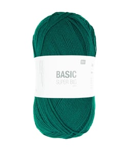 Pelote de Laine à tricoter Basic SUPER BIG ARAN - 400GR - RICO Design 12 Vert