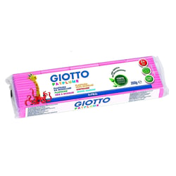 Pâte à modeler PATPLUME GIOTTO - Rose - Lot de 12 - 350 g