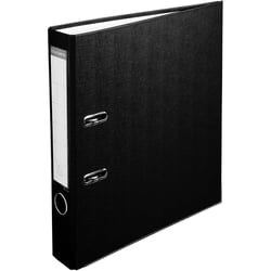 Classeur A Levier Polypro A4 - Dos De 50 Mm - Noir - Exacompta
