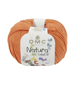 Natura Just Cotton Fil pour Tricot et Crochet Coul. Orange Land of Fire N105