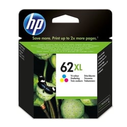 62XL Cartouche d'encre trois couleurs grande capacité authentique (C2P07AE) pour Officejet Mobile 250, Envy 5540/5640/7640