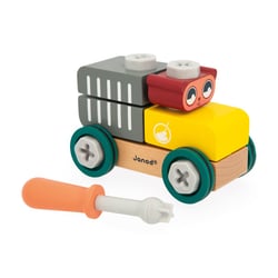 Voiture a bricoler ours – Brico Kids - Janod - Jaune