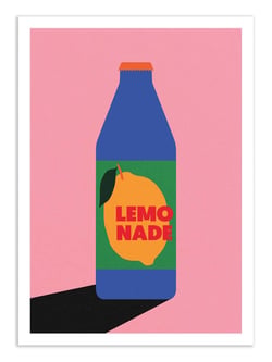 Affiche 30 x 40 cm - Lemonade - Rosi Feist