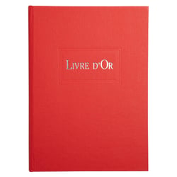 Livre d'or 1M 220x170 - Rouge - Le Dauphin