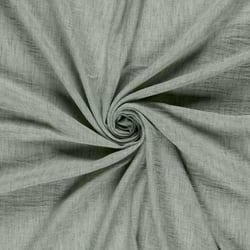 Tissu Polyester aspect Lin uni chiné Vert amande